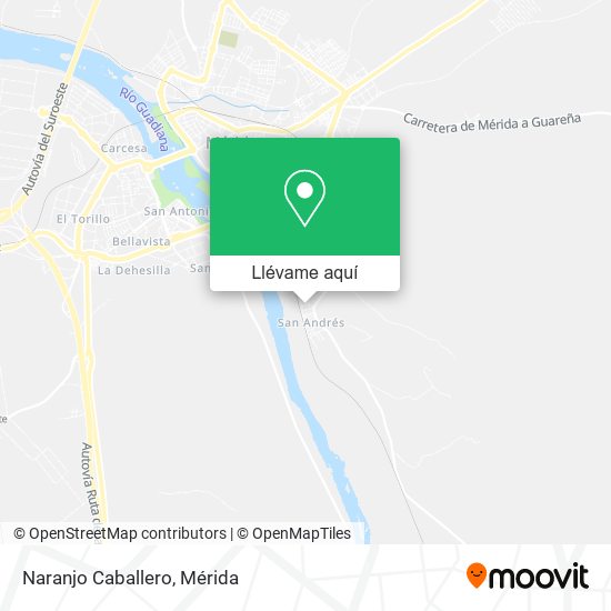 Mapa Naranjo Caballero