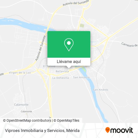 Mapa Viproes Inmobiliaria y Servicios