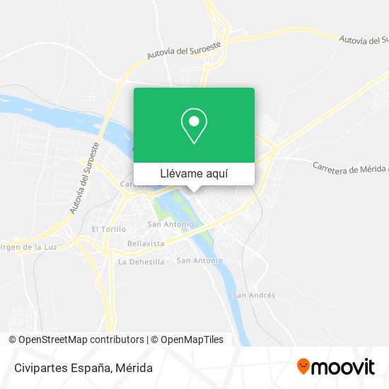 Mapa Civipartes España