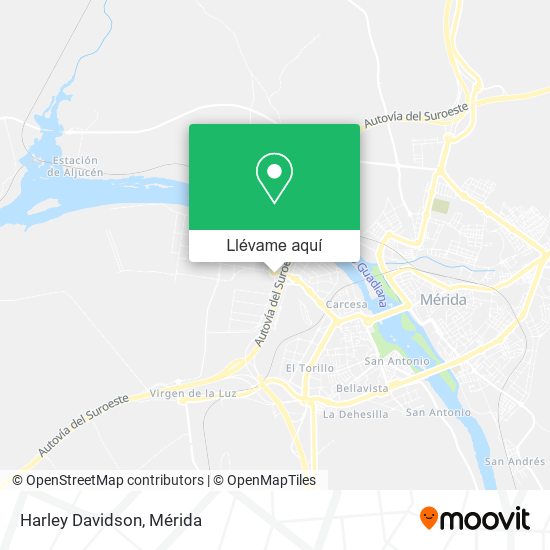 Mapa Harley Davidson