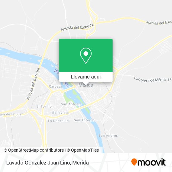 Mapa Lavado González Juan Lino