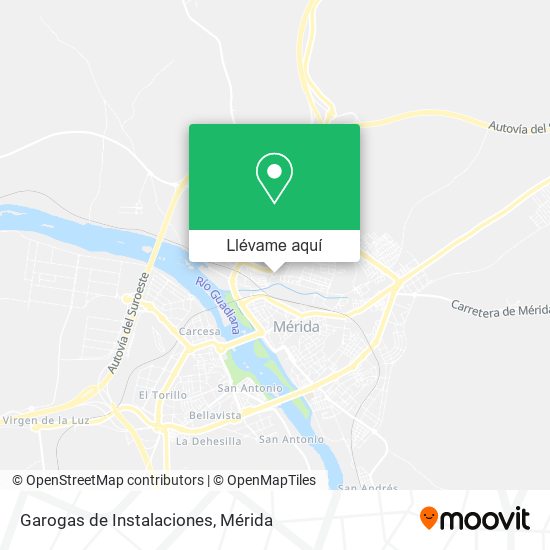 Mapa Garogas de Instalaciones