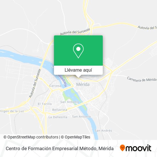 Mapa Centro de Formación Empresarial Método