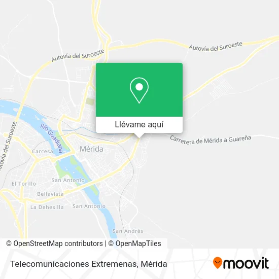 Mapa Telecomunicaciones Extremenas