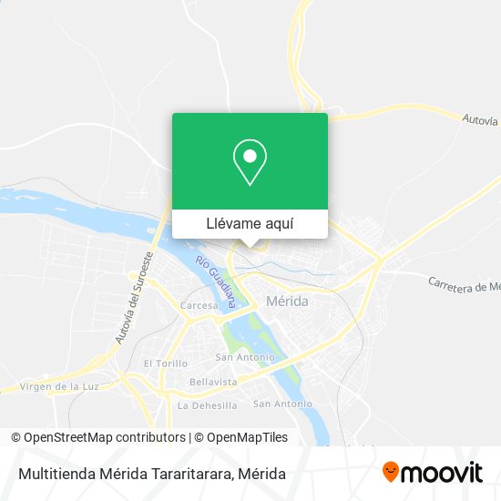 Mapa Multitienda Mérida Tararitarara