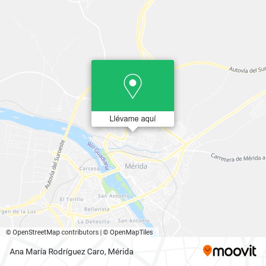 Mapa Ana María Rodríguez Caro