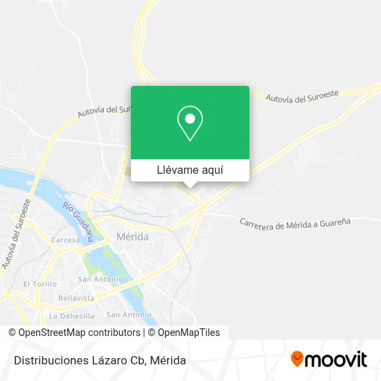 Mapa Distribuciones Lázaro Cb