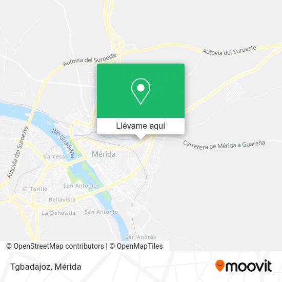 Mapa Tgbadajoz