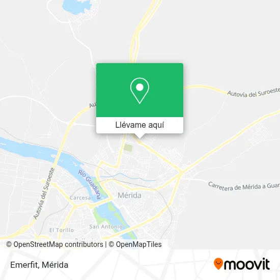 Mapa Emerfit