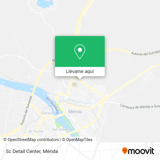 Mapa Sc Detail Center