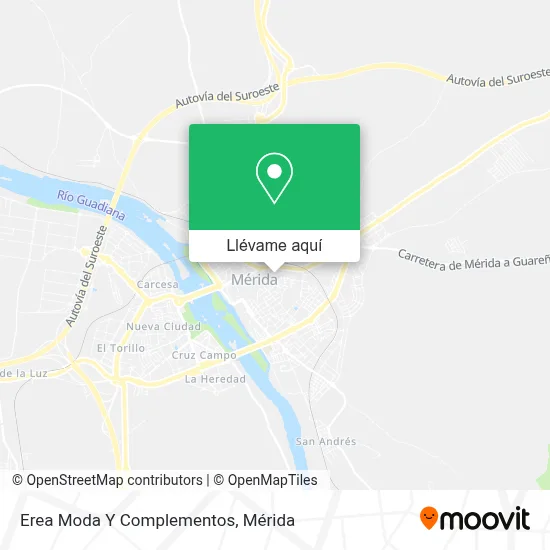 Mapa Erea Moda Y Complementos
