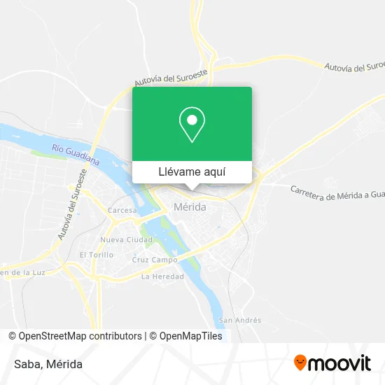 Mapa Saba