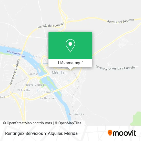 Mapa Rentingex Servicios Y Alquiler