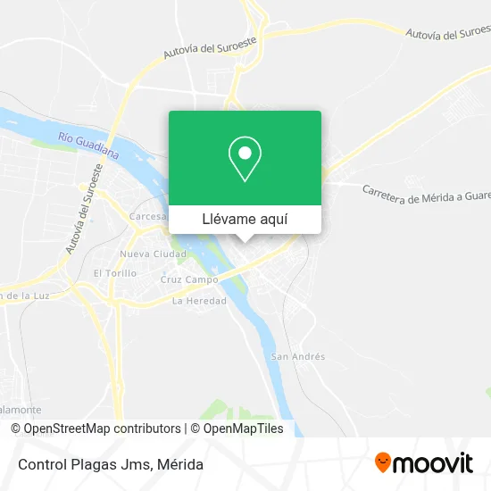 Mapa Control Plagas Jms