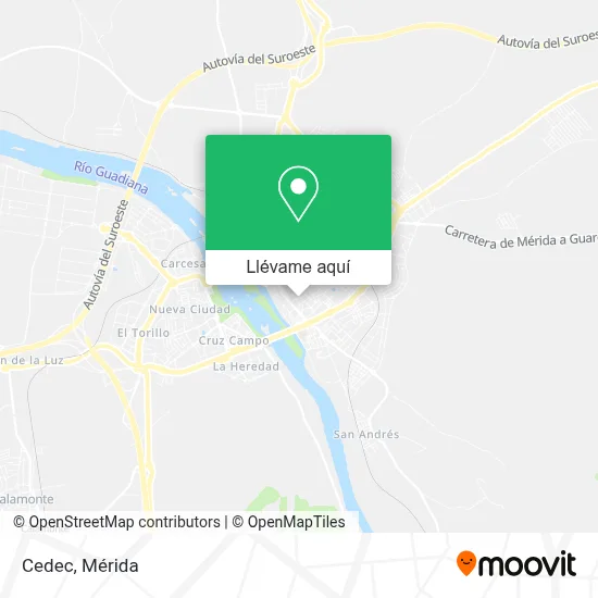 Mapa Cedec