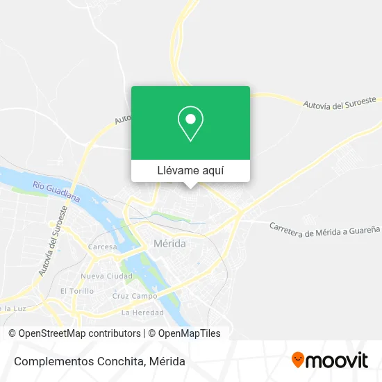 Mapa Complementos Conchita