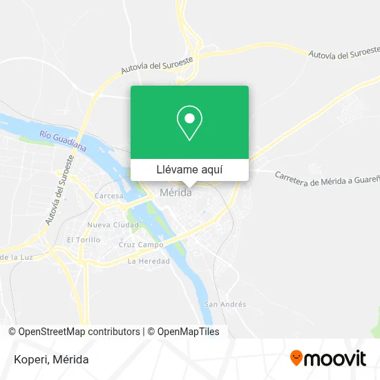 Mapa Koperi