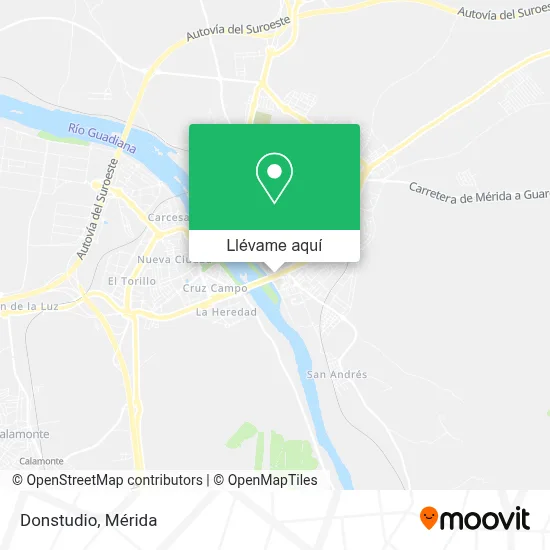 Mapa Donstudio