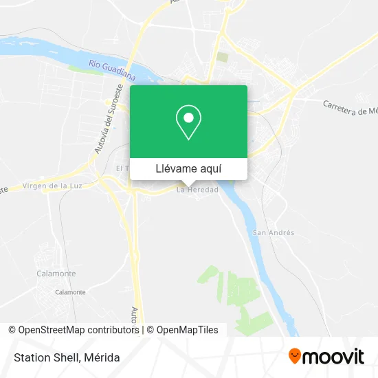Mapa Station Shell