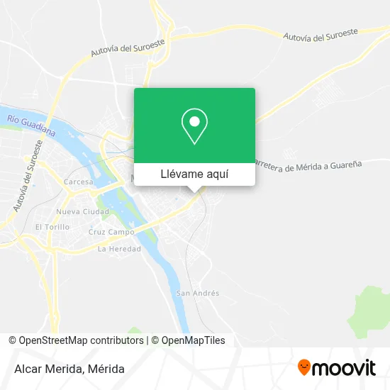 Mapa Alcar Merida