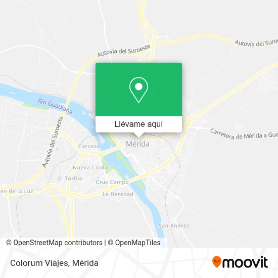 Mapa Colorum Viajes