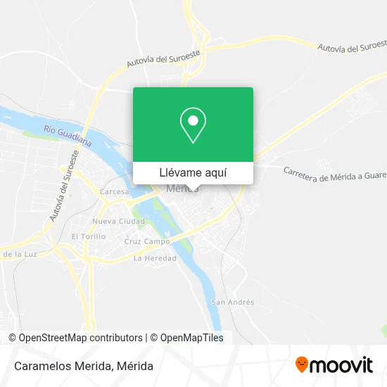 Mapa Caramelos Merida