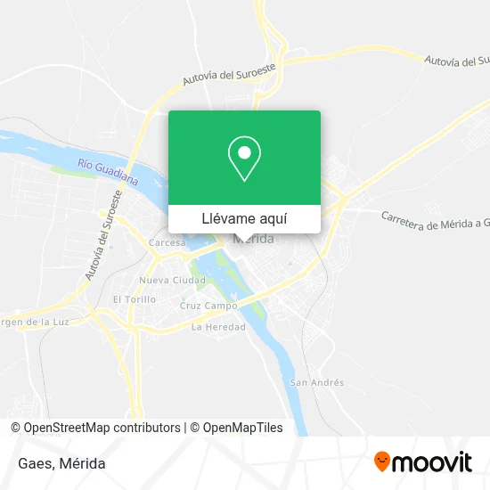 Mapa Gaes