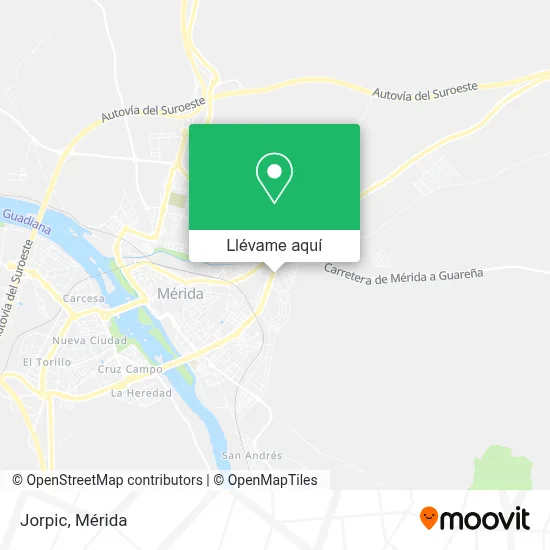 Mapa Jorpic