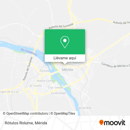 Mapa Rótulos Rolume