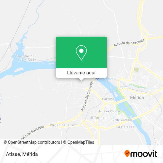 Mapa Atisae