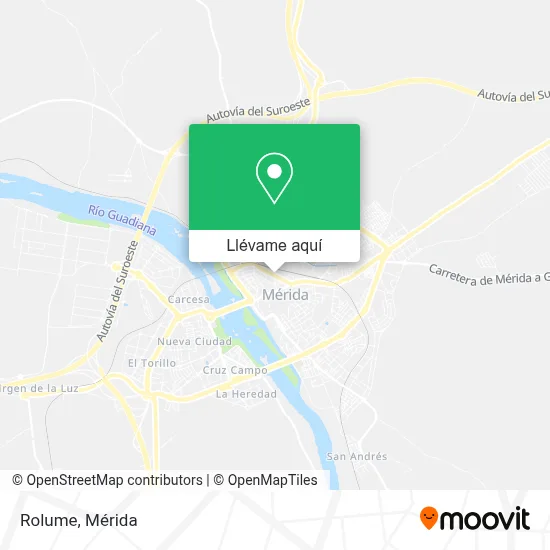 Mapa Rolume