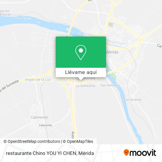 Mapa restaurante Chino YOU YI CHEN