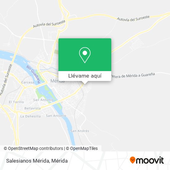 Mapa Salesianos Mérida