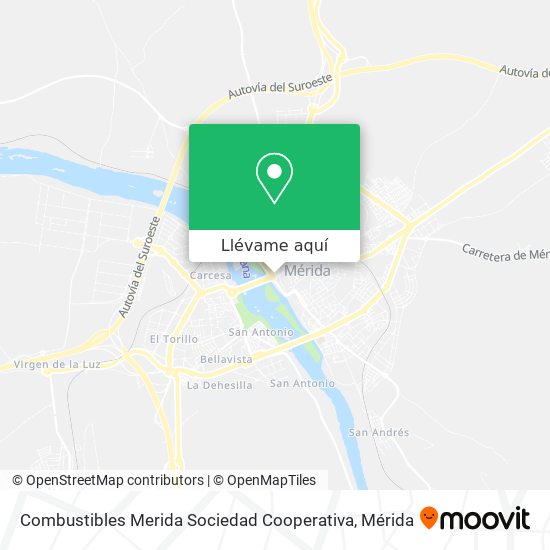 Mapa Combustibles Merida Sociedad Cooperativa