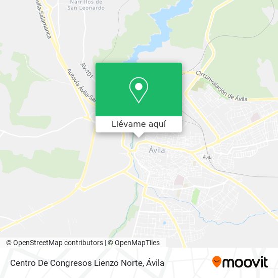 Mapa Centro De Congresos Lienzo Norte