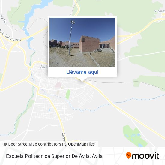 Mapa Escuela Politécnica Superior De Ávila