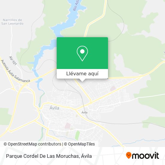 Mapa Parque Cordel De Las Moruchas