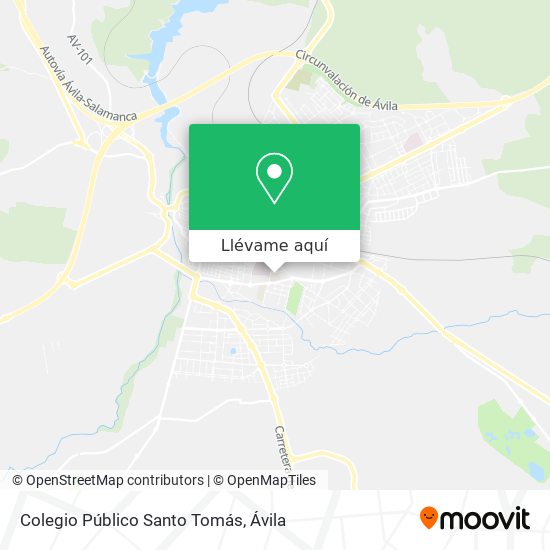 Mapa Colegio Público Santo Tomás