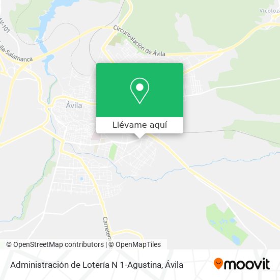 Mapa Administración de Lotería N 1-Agustina