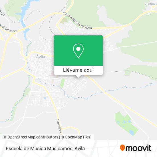 Mapa Escuela de Musica Musicamos