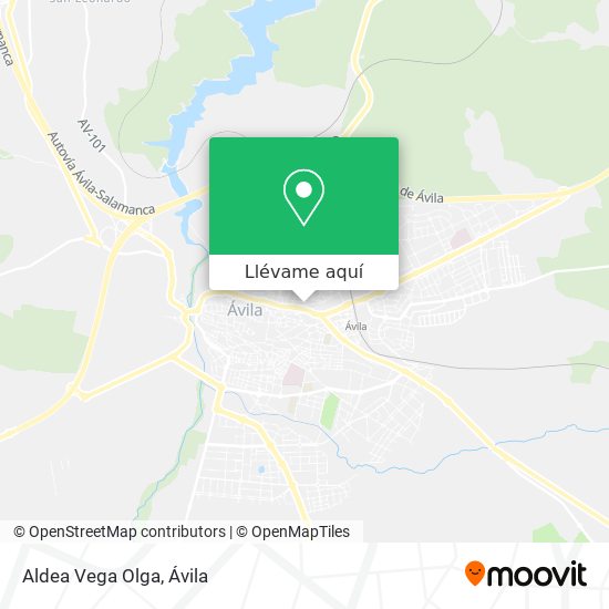 Mapa Aldea Vega Olga