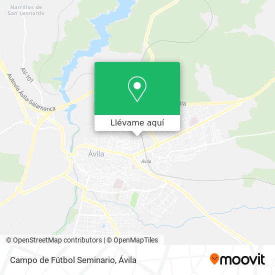 Mapa Campo de Fútbol Seminario