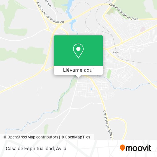 Mapa Casa de Espiritualidad