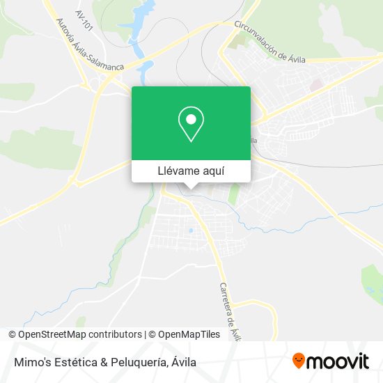 Mapa Mimo's Estética & Peluquería
