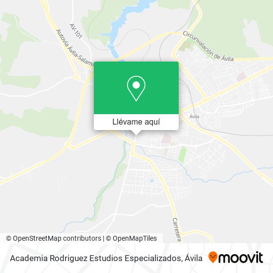 Mapa Academia Rodriguez Estudios Especializados