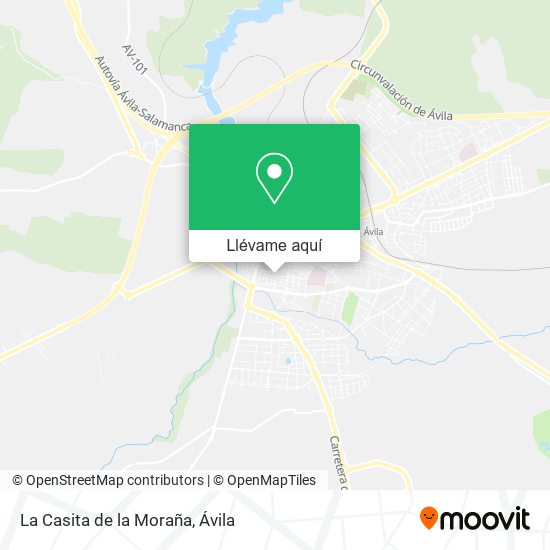 Mapa La Casita de la Moraña