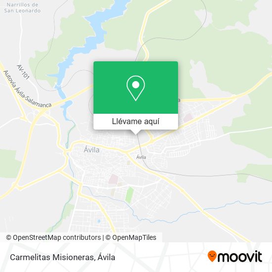 Mapa Carmelitas Misioneras