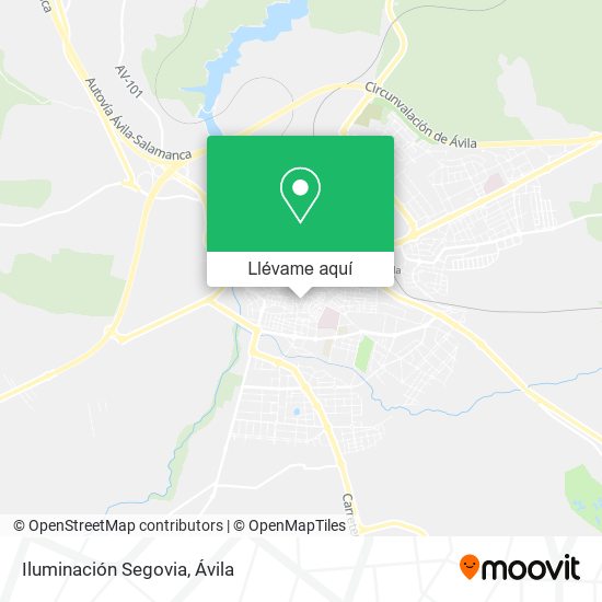 Mapa Iluminación Segovia