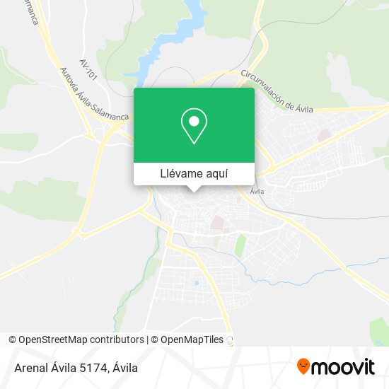 Mapa Arenal Ávila 5174