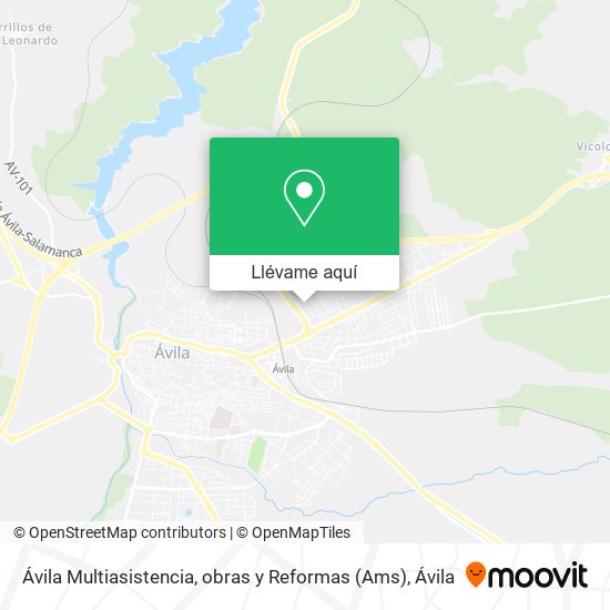 Mapa Ávila Multiasistencia, obras y Reformas (Ams)